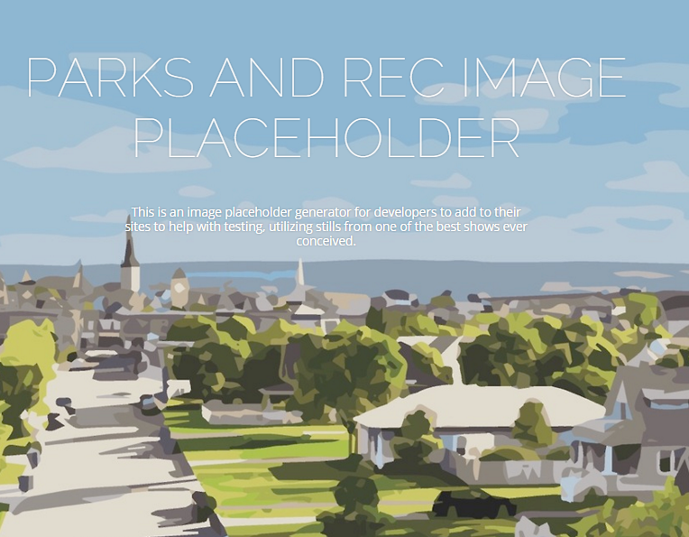 Parks & Rec Image Placeholder